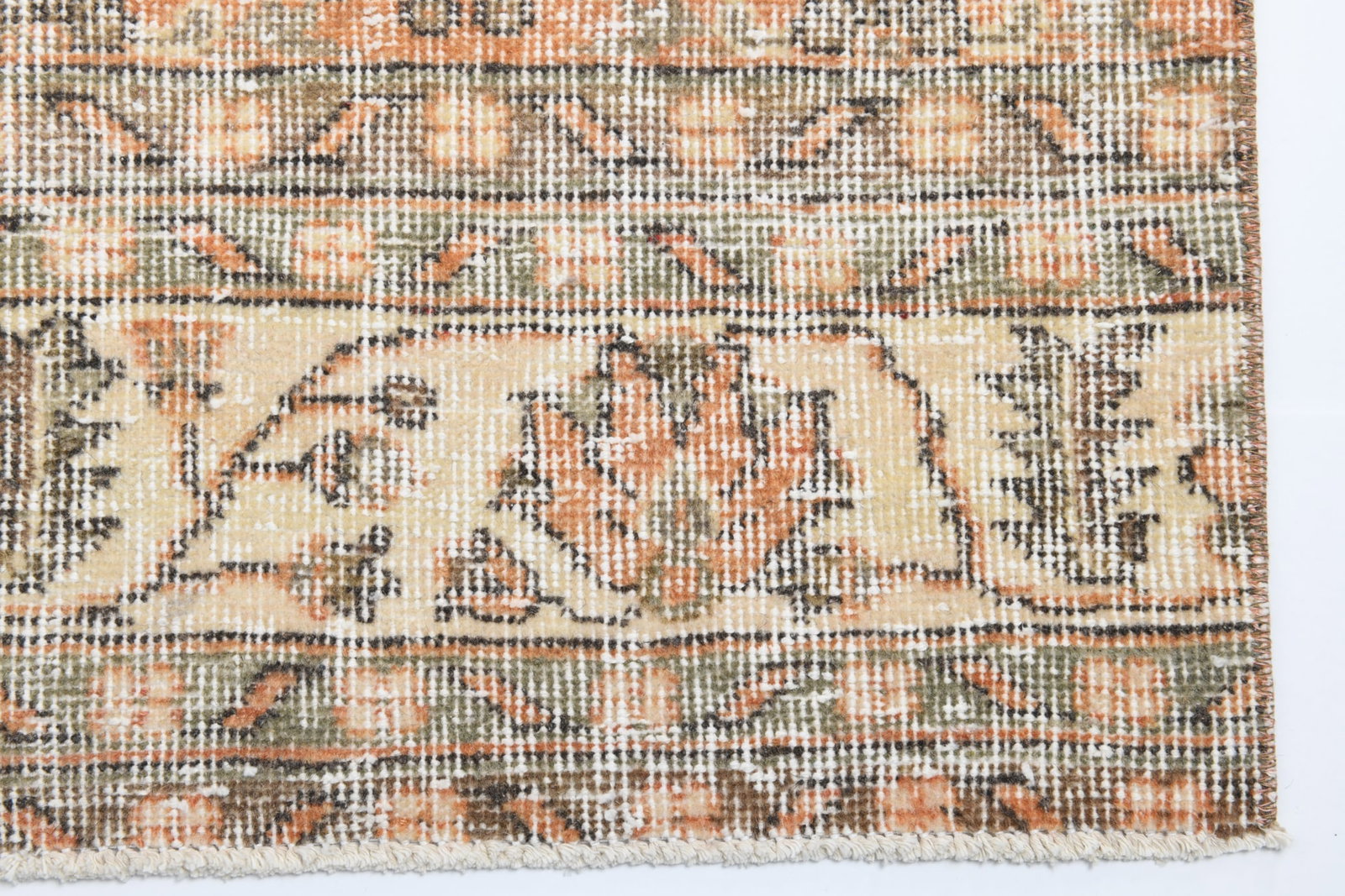 2'9'' x 11'1'' Handmade Vintage Wool Rug - 17880 - 10