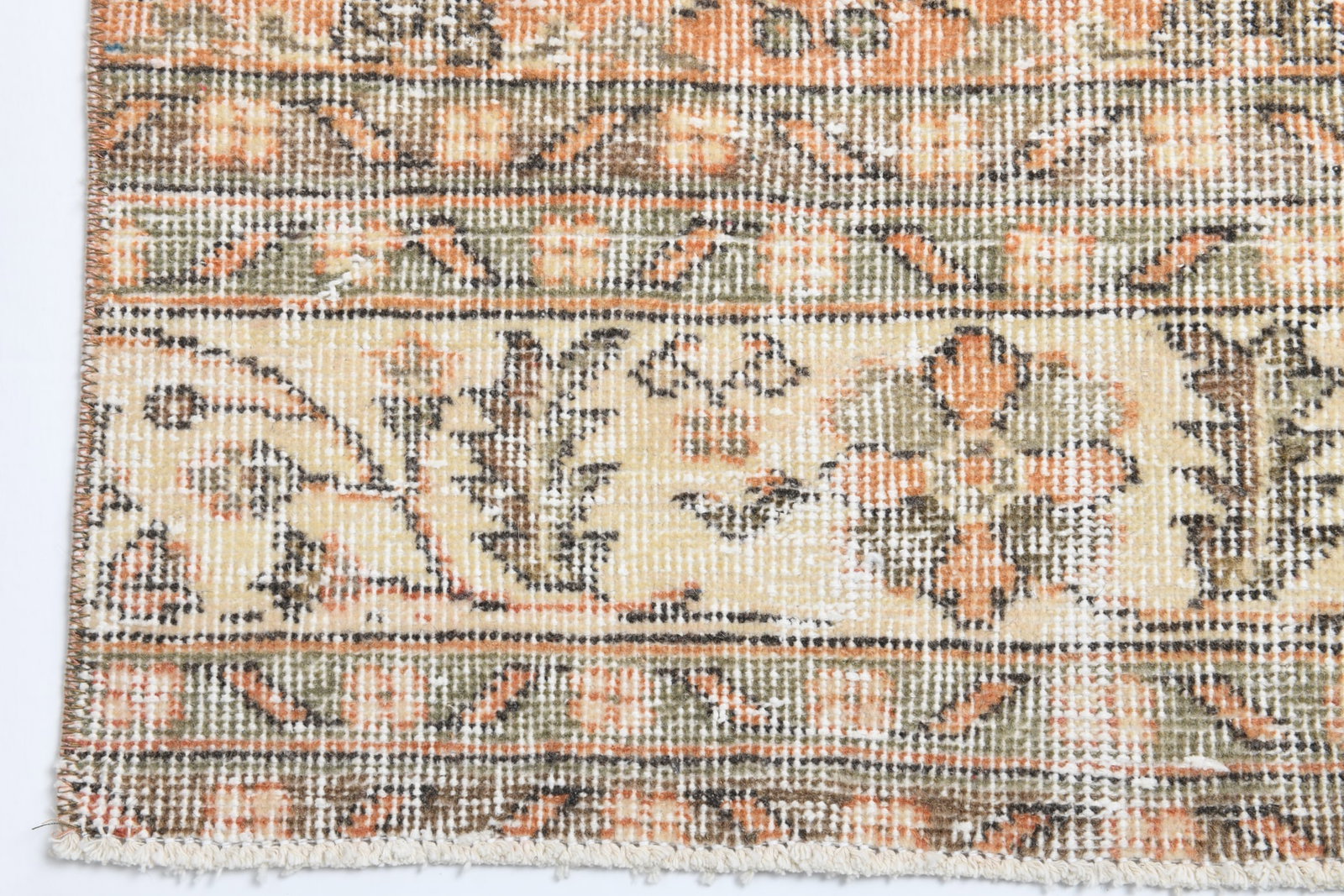 2'9'' x 11'1'' Handmade Vintage Wool Rug - 17880 - 8