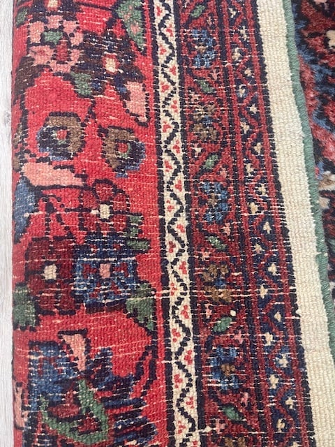 Antique Persian Hamadan Rug-1403 - 9