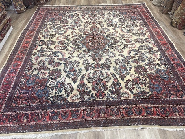 Antique Persian Hamadan Rug-1403 - 5