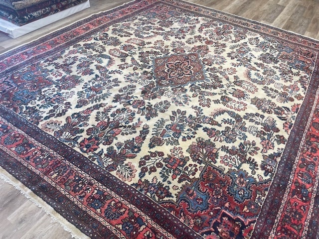 Antique Persian Hamadan Rug-1403 - 7