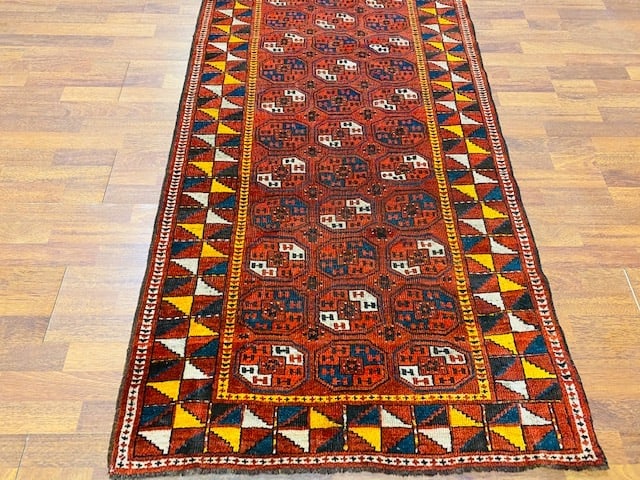 Antique Turkoman Beshir rug -1732 - 6