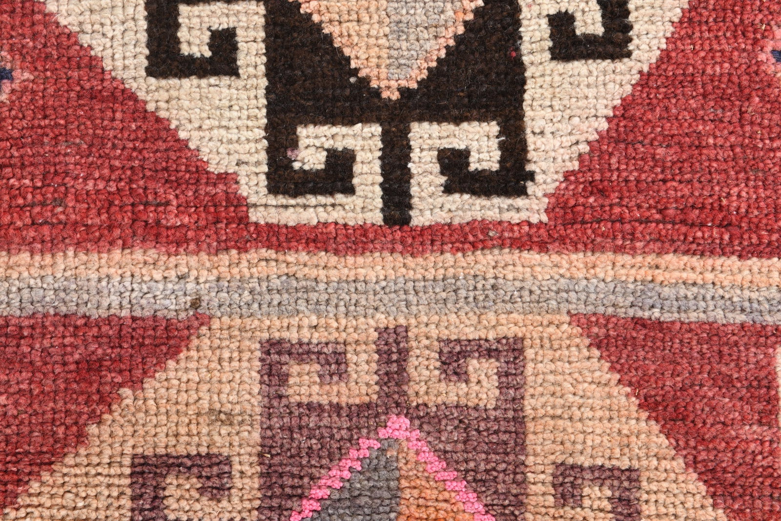 2'6'' x 8'8'' Handmade Vintage Wool Rug - 17942 - 7