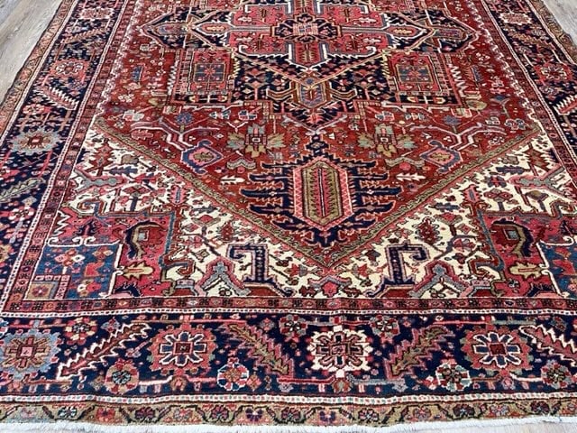 Antique Persian Heriz rug-5110 - 2