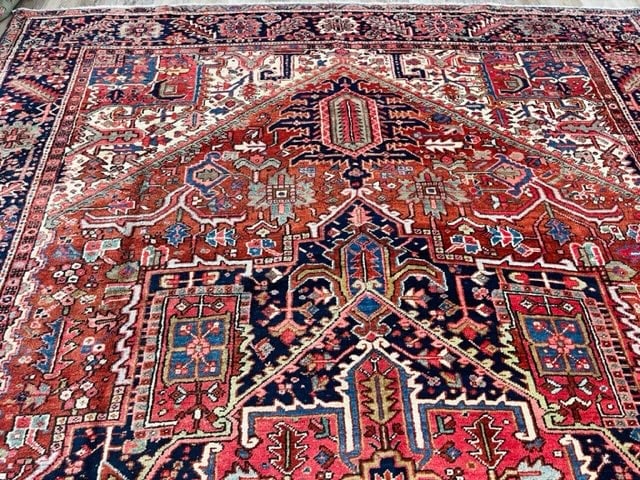 Antique Persian Heriz rug-5110 - 5