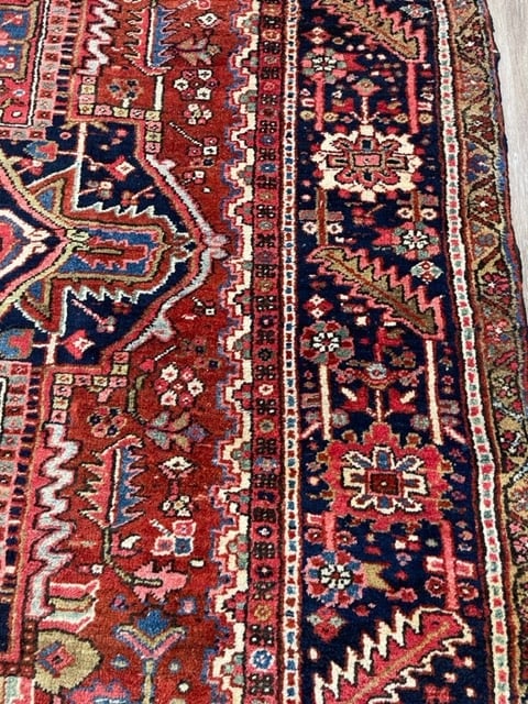 Antique Persian Heriz rug-5110 - 6