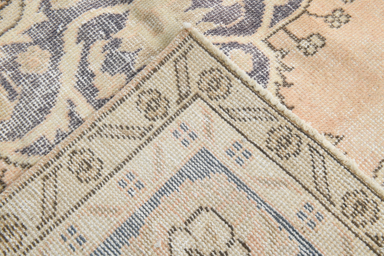 6'11'' x 9'11'' Handmade Vintage Wool Rug - 17887 - 11