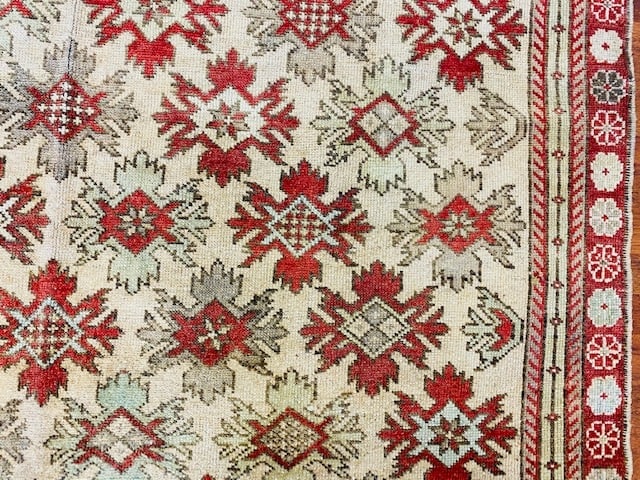 Antique all over Ushak rug-4040 - 8
