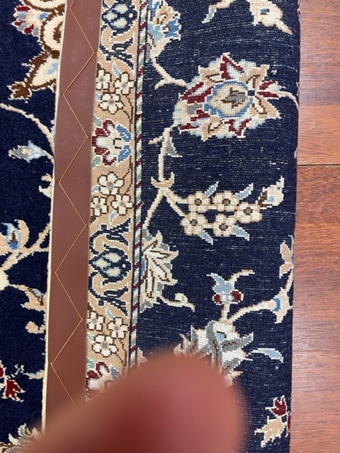 Vintage Persian Nain Runner-5071 - 6