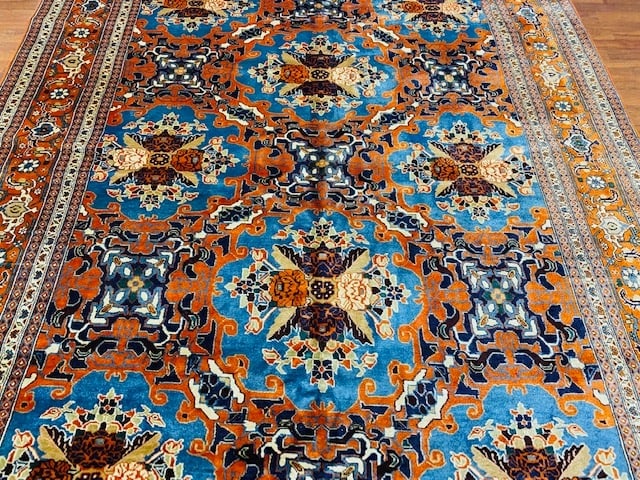 Vintage Persian Tabriz rug -4288 - 6