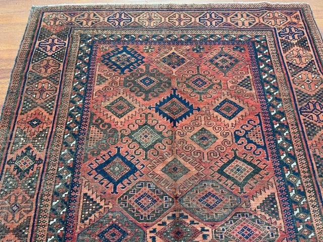 Antique persian Baluch rug-4490 - 4