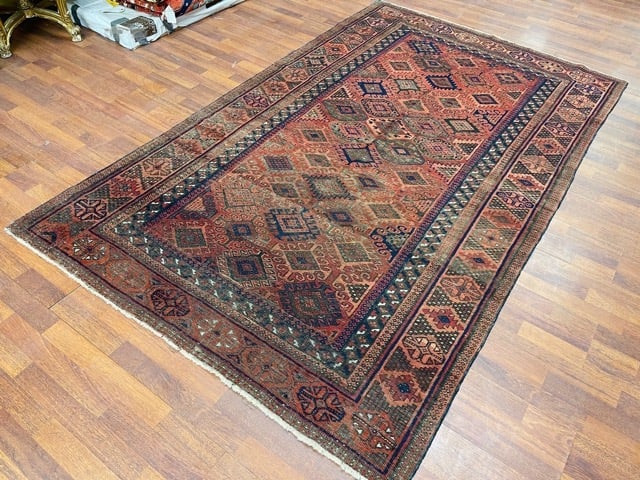 Antique persian Baluch rug-4490 - 7