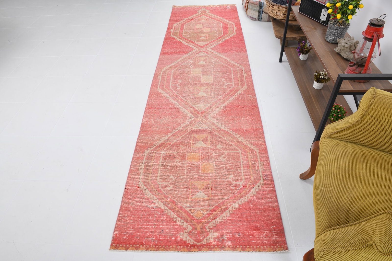 2'11'' x 11'2'' Turkish Vintage Runner Rug - 19418 - 4
