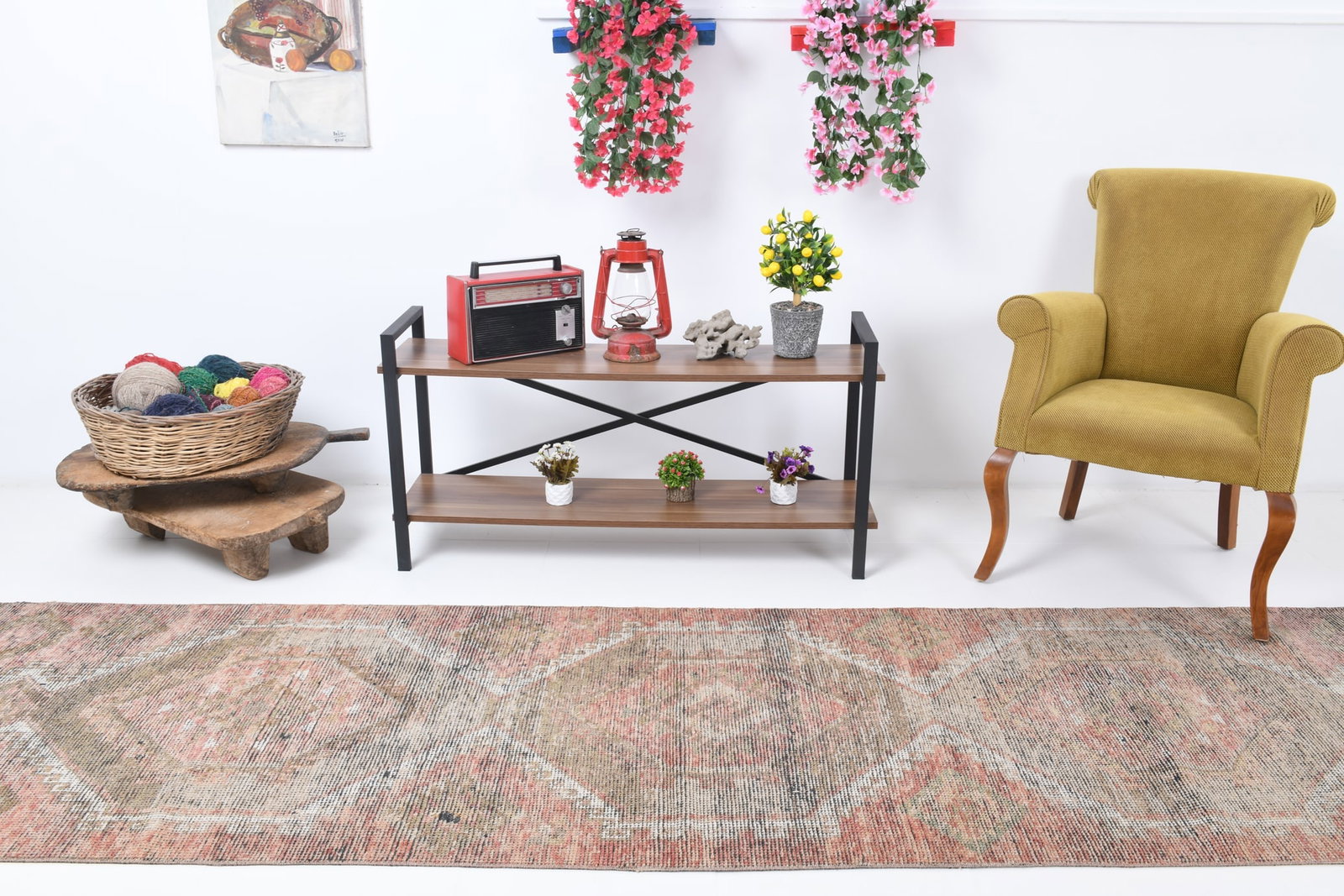 2'11'' x 11'1'' Unique Handmade Vintage Rug - 17597 - 2