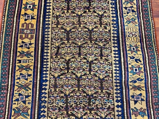 Antique Kurd Caucasian rug-2341 - 3