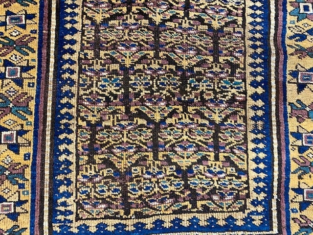 Antique Kurd Caucasian rug-2341 - 5