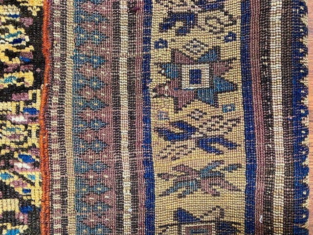 Antique Kurd Caucasian rug-2341 - 7