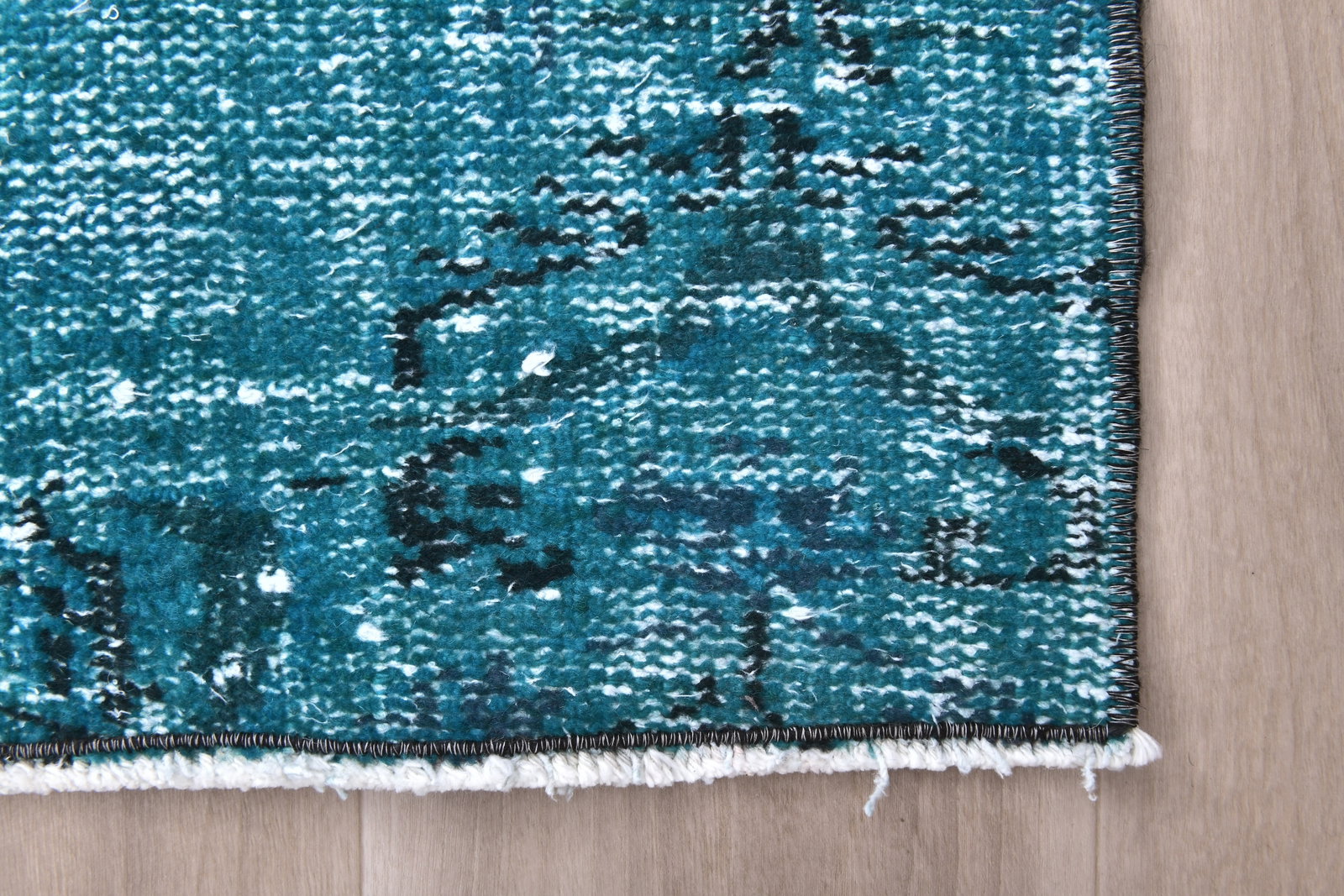1'7'' x 7'3'' Handmade Vintage Wool Rug - 240099 - 8