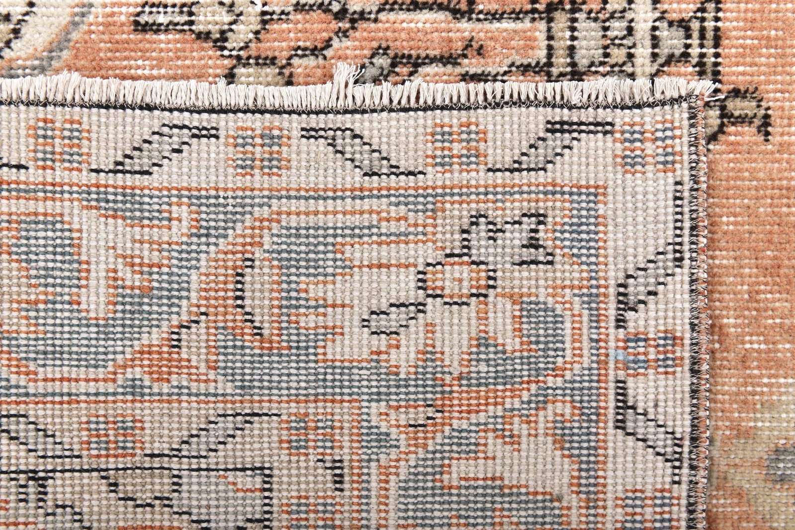 3'8'' x 6'11'' Handmade Vintage Wool Rug - 243959 - 10