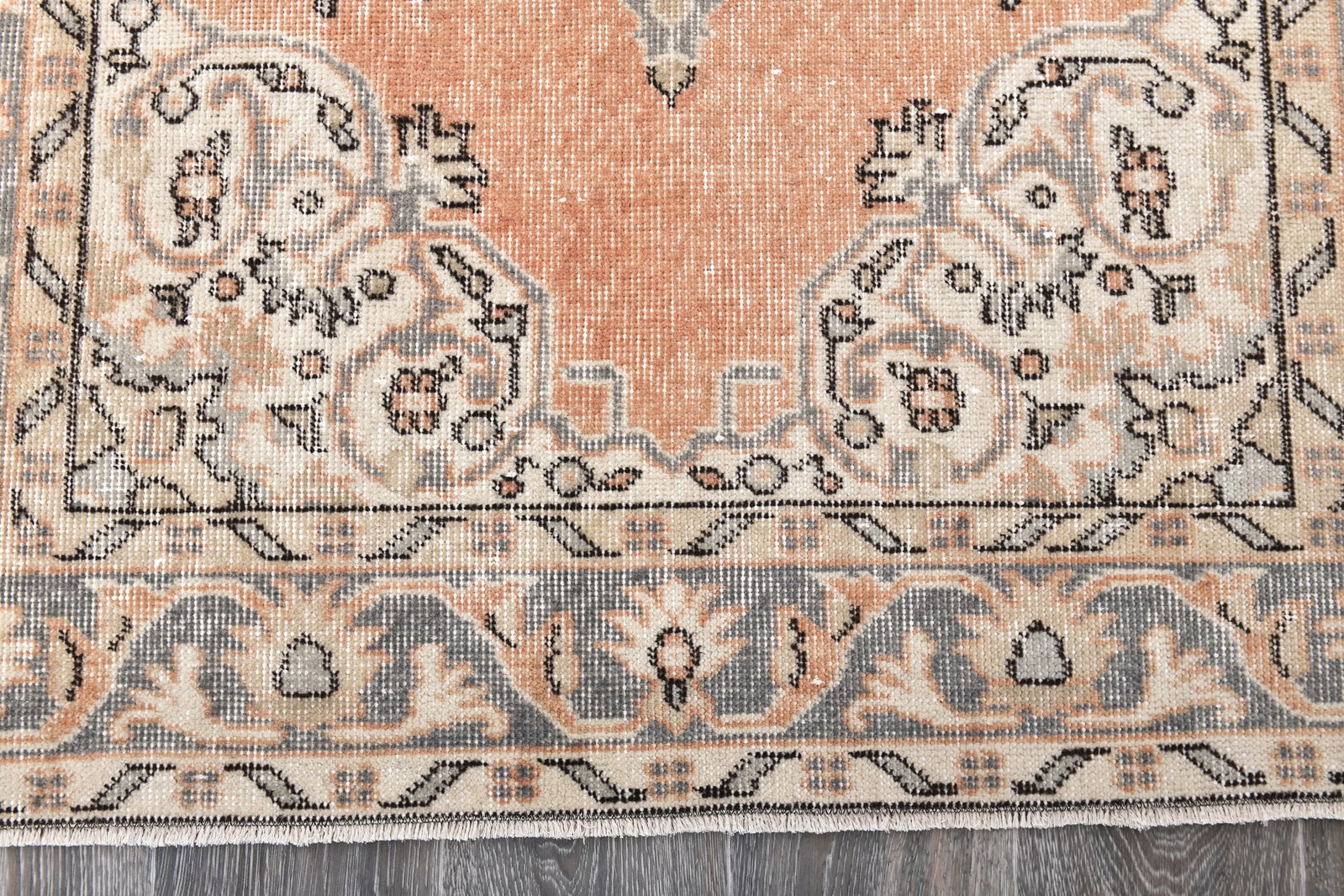 3'8'' x 6'11'' Handmade Vintage Wool Rug - 243959 - 8