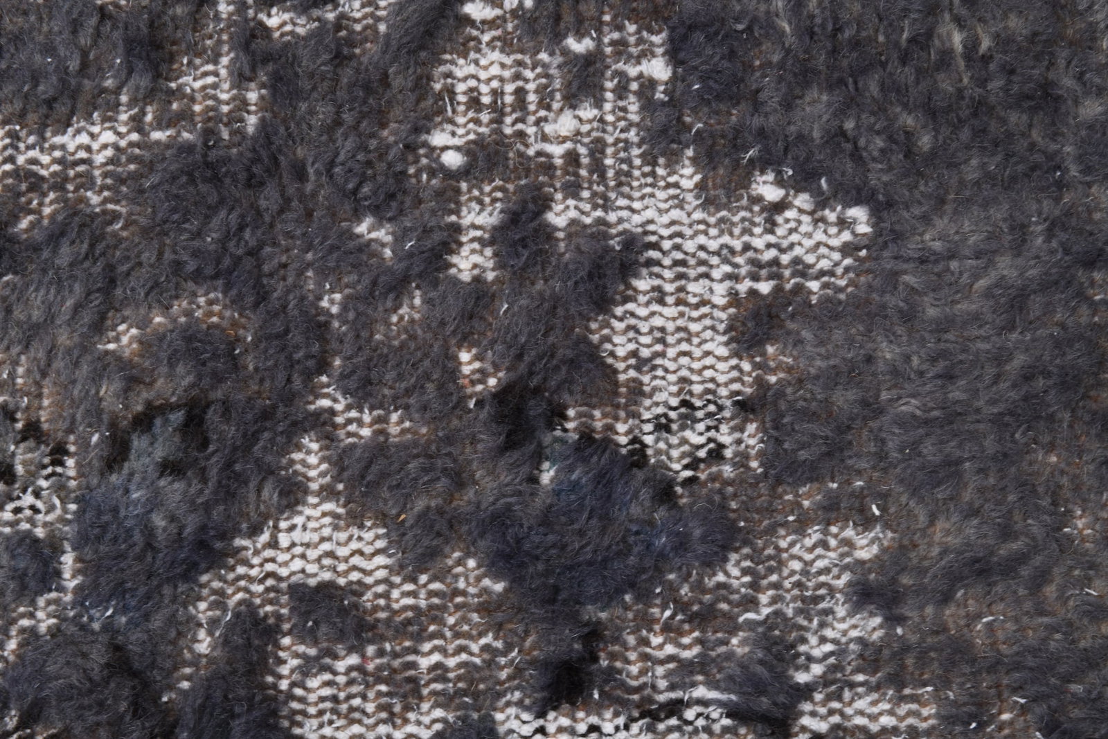 6'0'' x 9'7'' Handmade Vintage Wool Rug - 21650 - 8