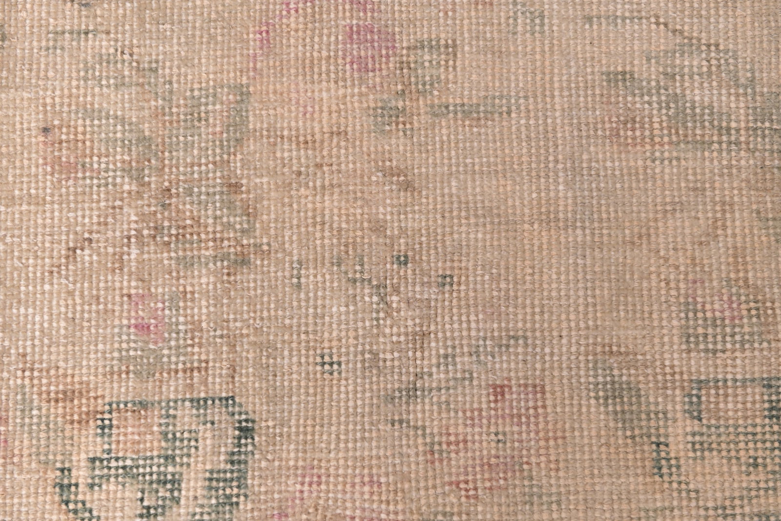 4'3'' x 7'1'' Handmade Vintage Wool Rug - 5668 - 5