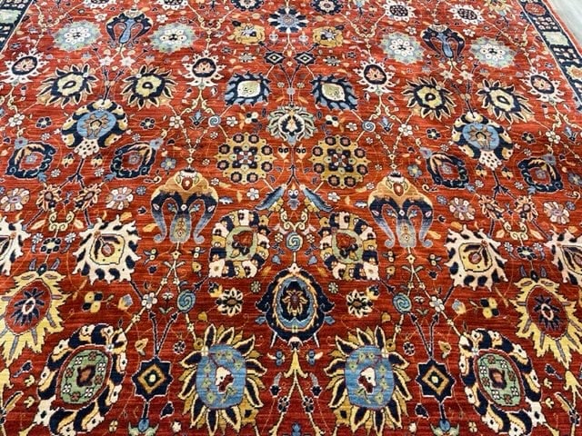 Vintage All over Cambrige Design Karastan Rug.-5094 - 5