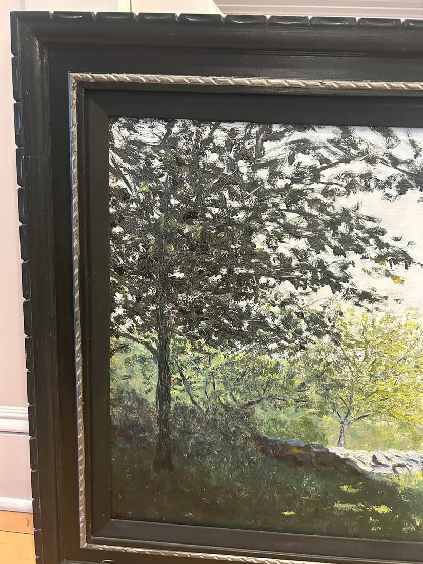 Signed and Dated Landscape Painting, "Shade of the Old Apple Tree" (1972) - 7