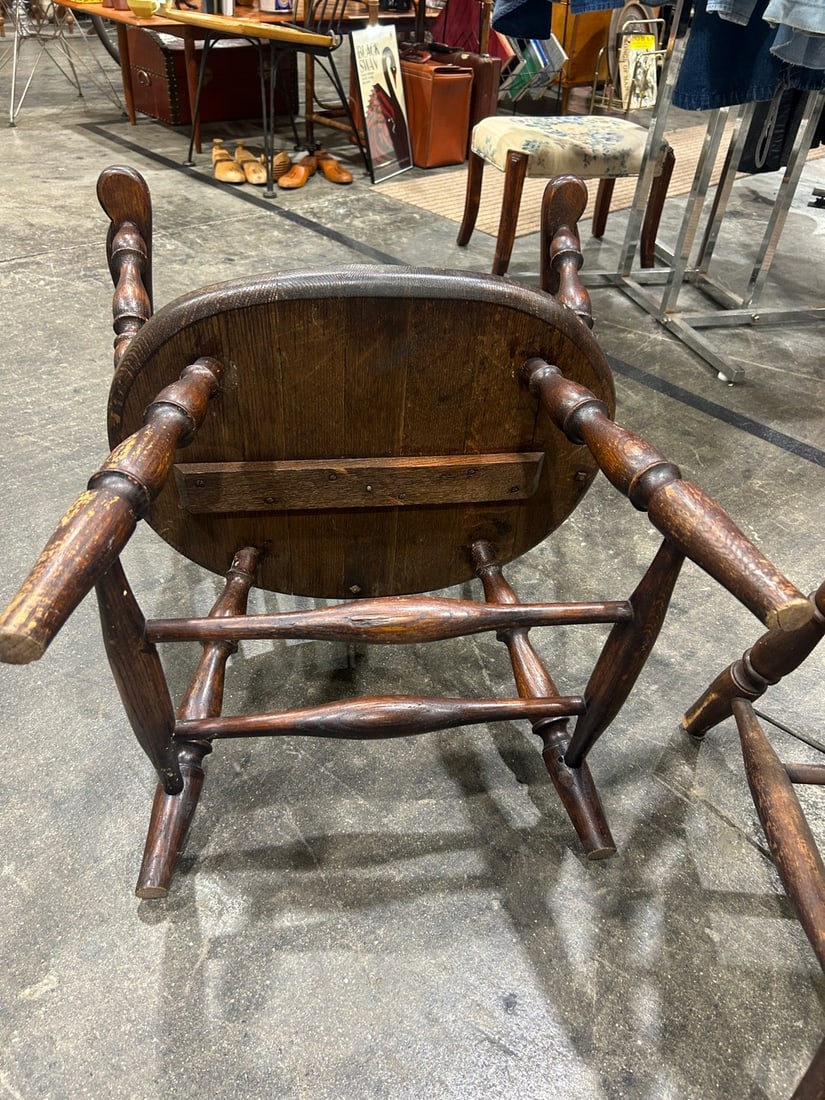 Pair of Bentwood and Spindle Back Chairs - 5
