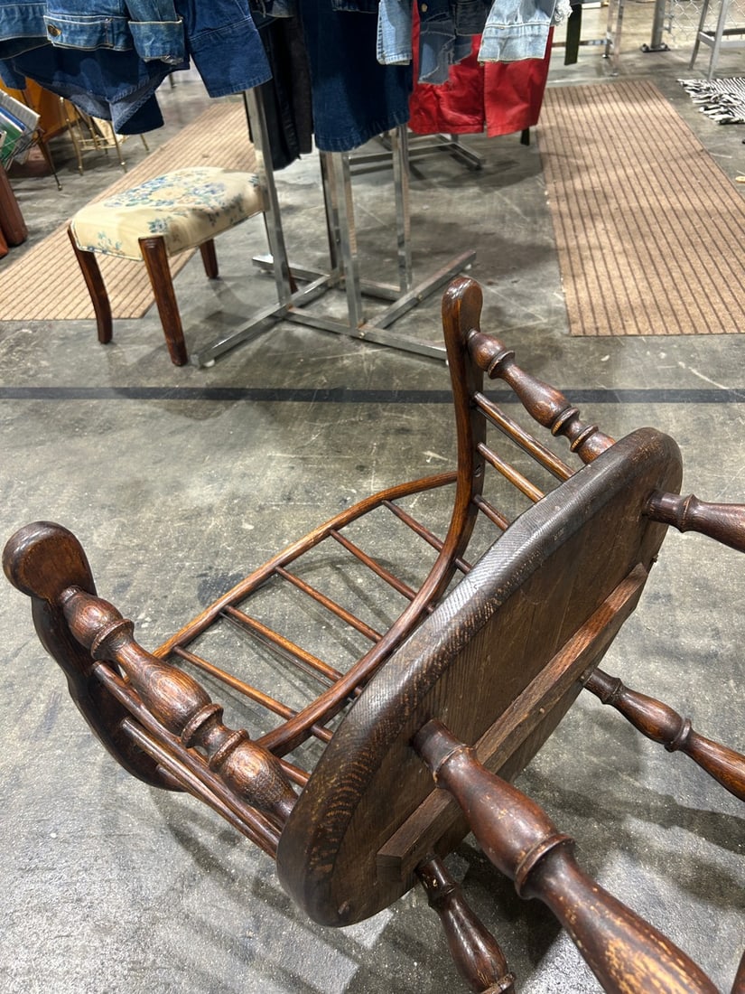 Pair of Bentwood and Spindle Back Chairs - 6