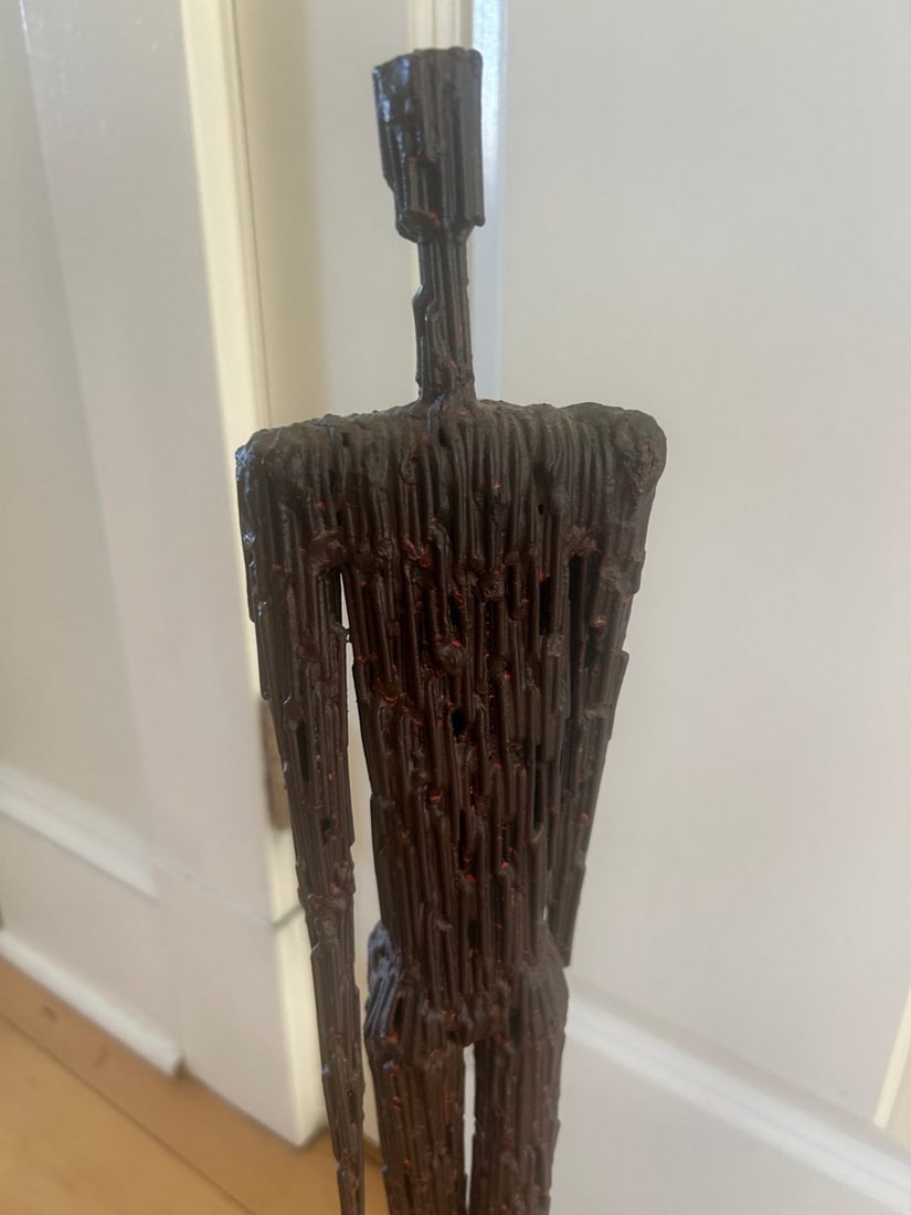 Brutalist Resin Figural Sculpture Statue - 3
