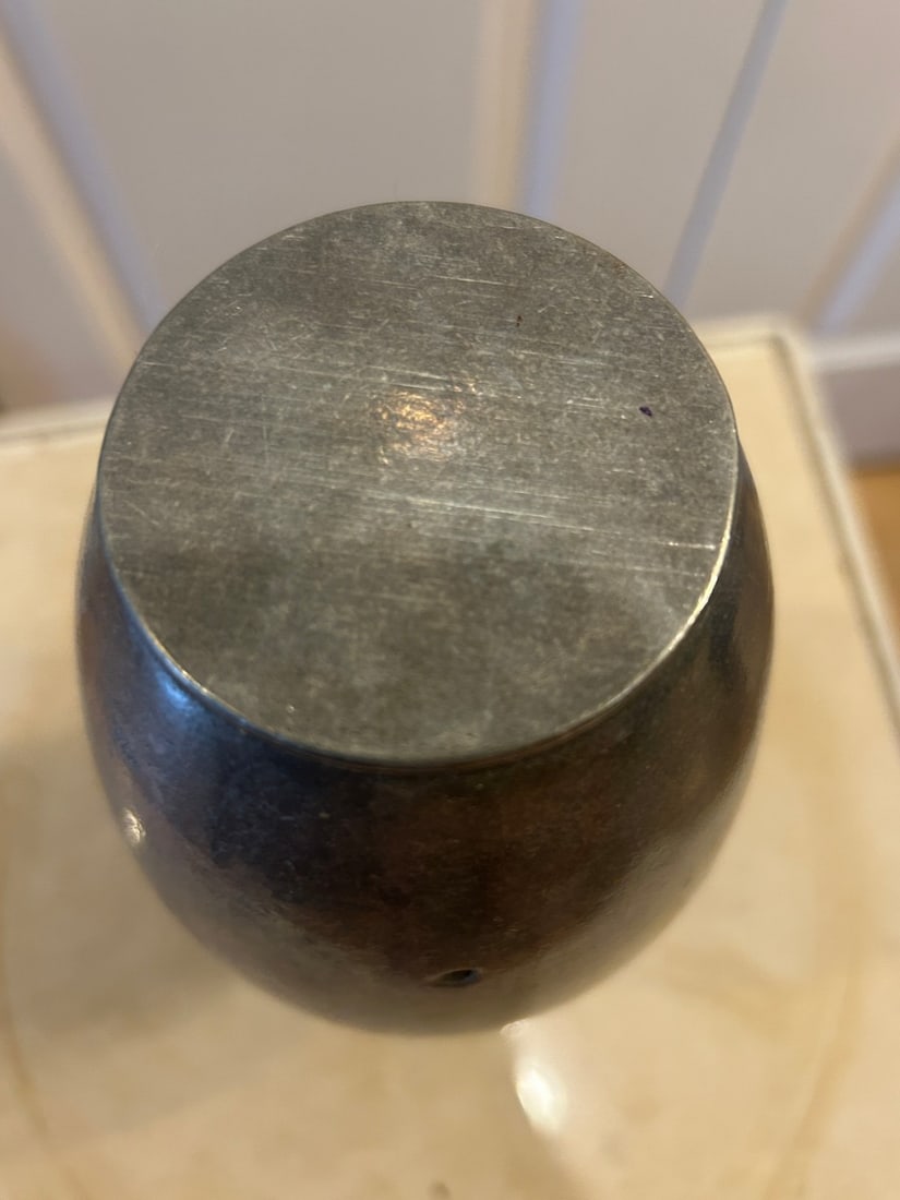 Pewter Baluster-Form Vase - 4