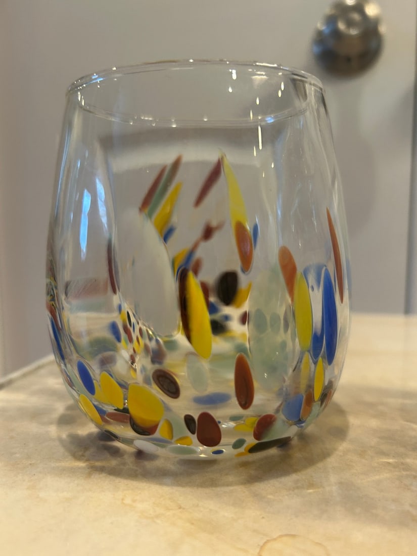 Pair of Art Glass Tumblers - 5