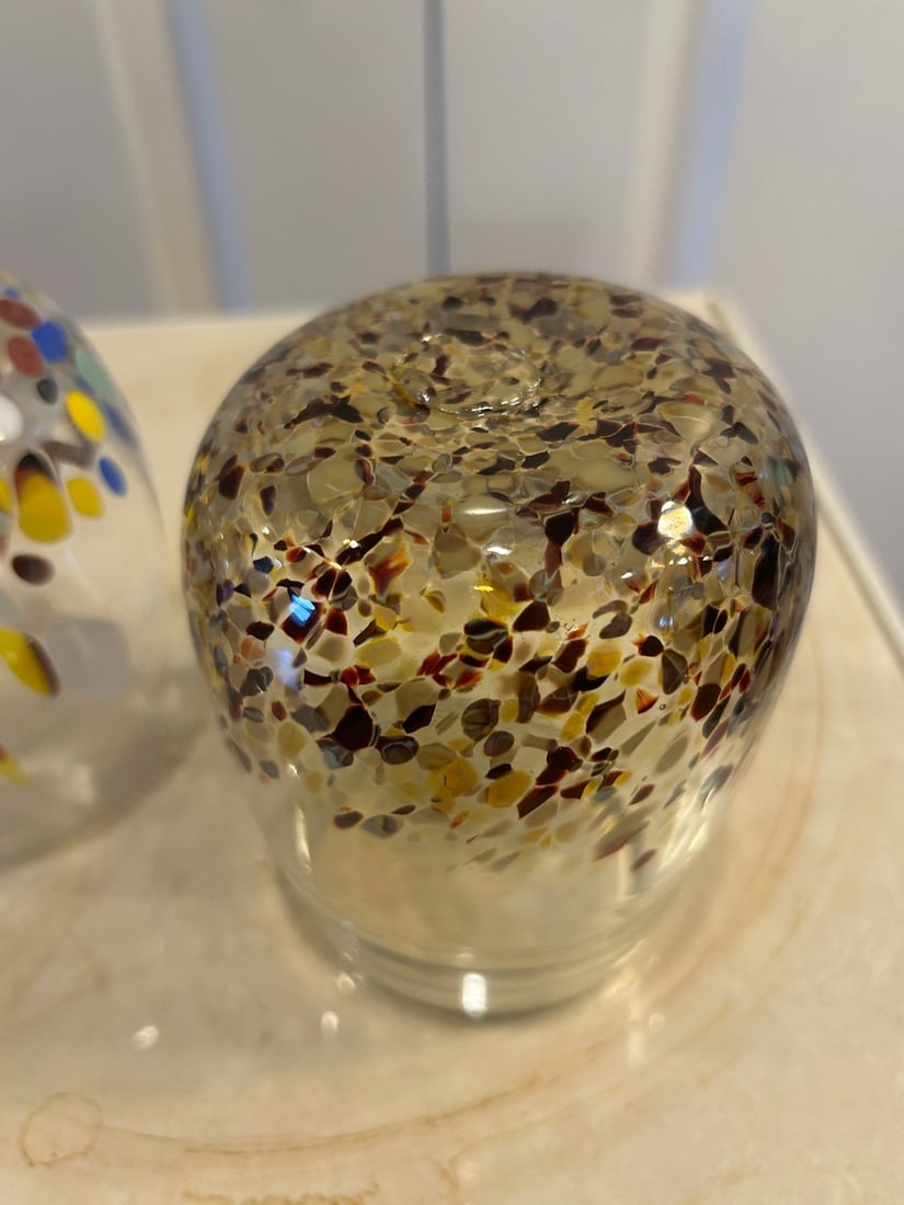 Pair of Art Glass Tumblers - 7