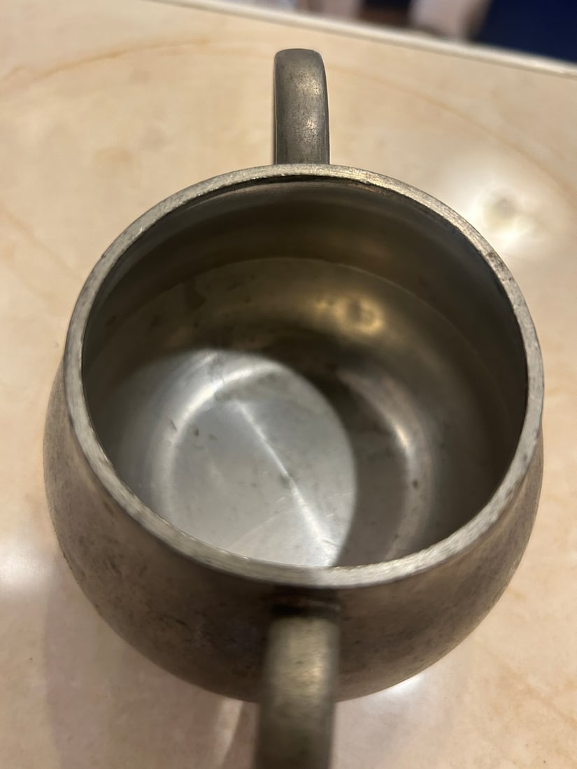 Vintage Mepal Holland Pewter Sugar Bowl - 4