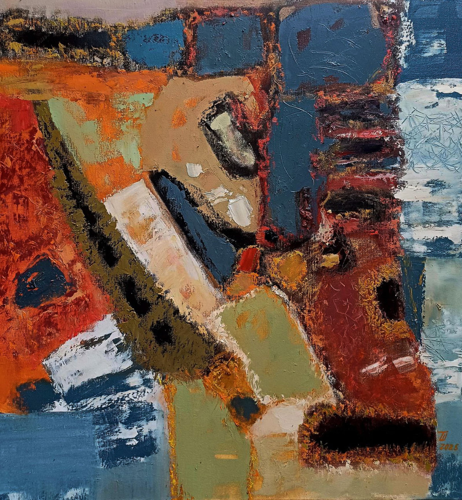 Oil painting The Copenhagen Mystery Tatyana Shulyak: Title: Oil painting The Copenhagen Mystery Tatyana Shulyak Description: 84SHUL Painter: Tatyana Shulyak Size: 65x70 cm/25.59x27.55 inches Components: oil, canvas Original painting CONDITION: excellent
