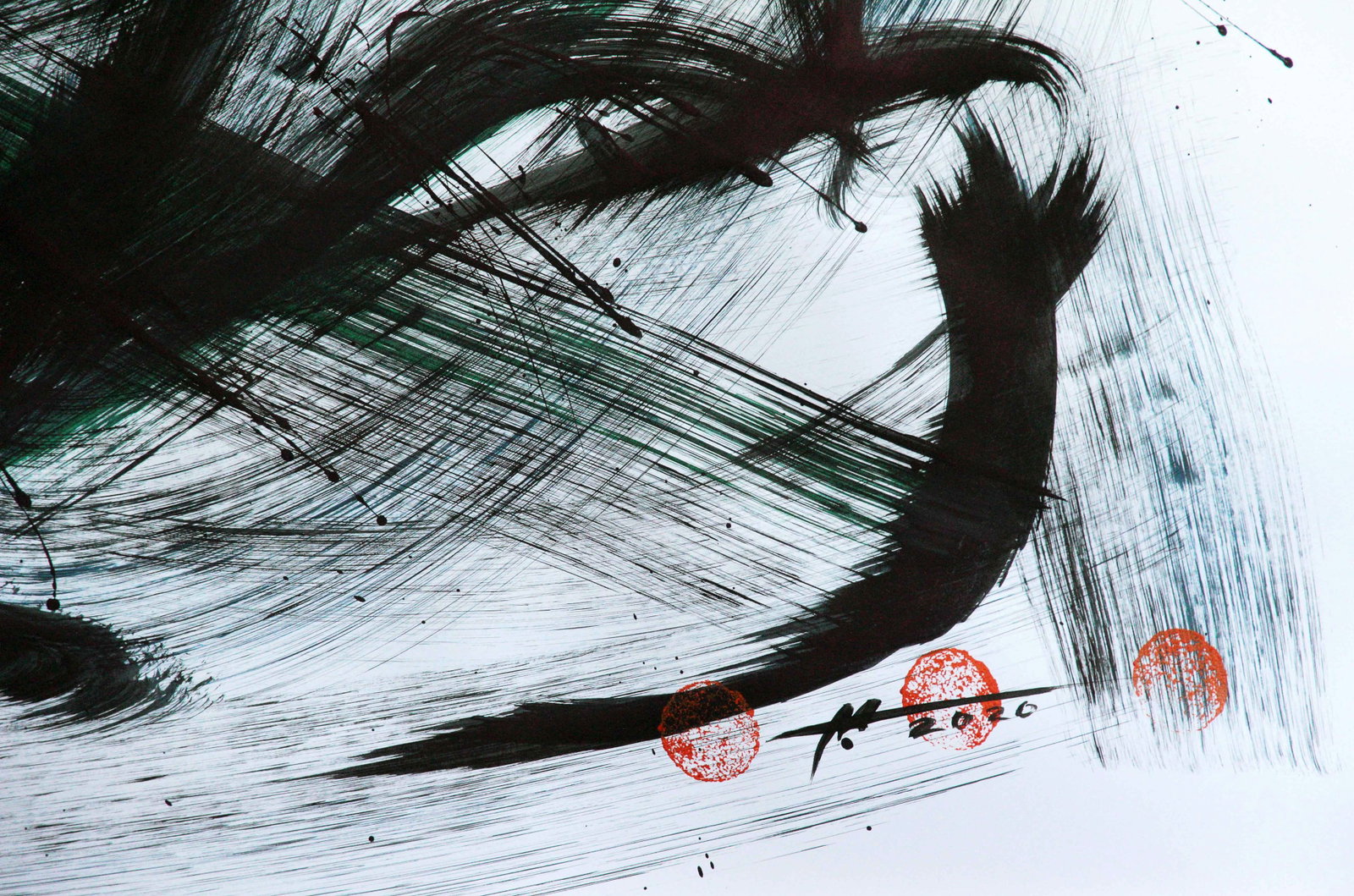 Acrylic painting Dark matter Anatoliy Menkiv - 6