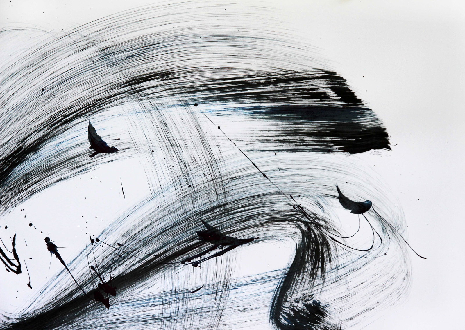 Acrylic painting Like in a fog of energy Anatoliy Menkiv - 2