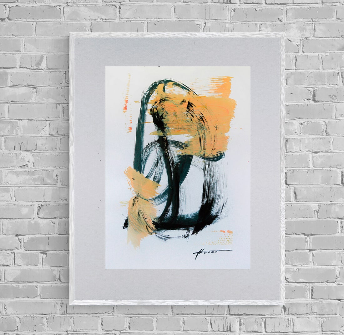 Acrylic painting Cyclicity of dark energy Anatoliy Menkiv - 3