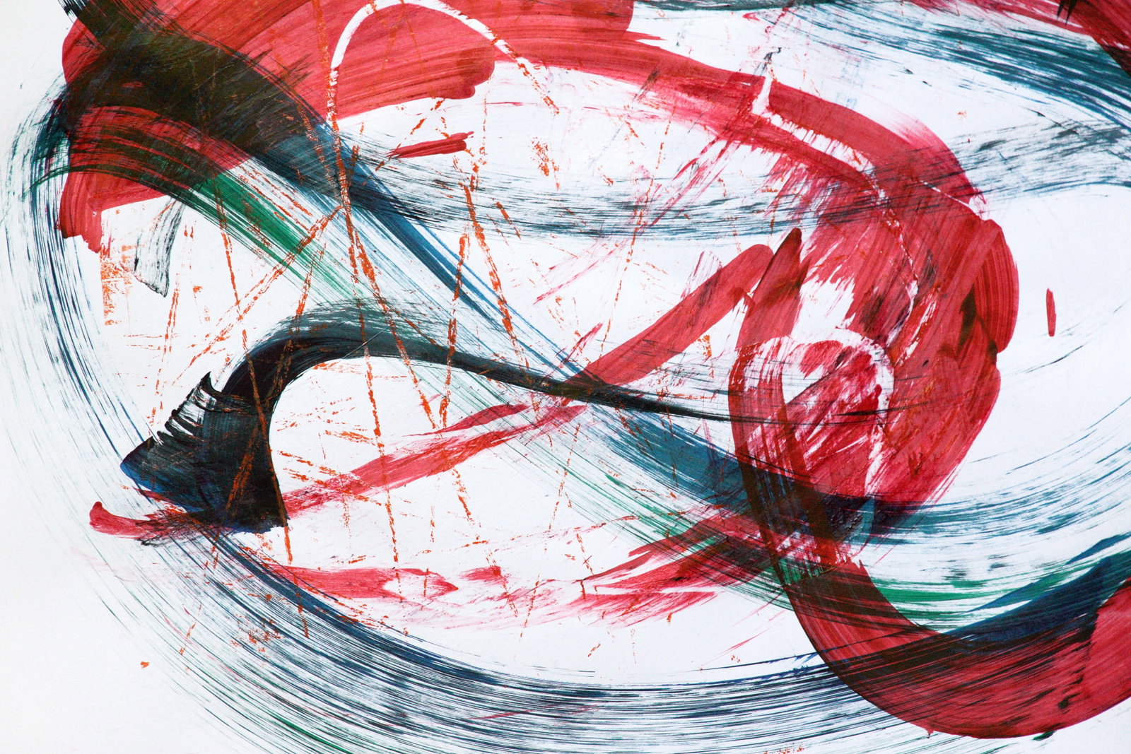 Acrylic painting The storm darkens the energy Anatoliy Menkiv - 2