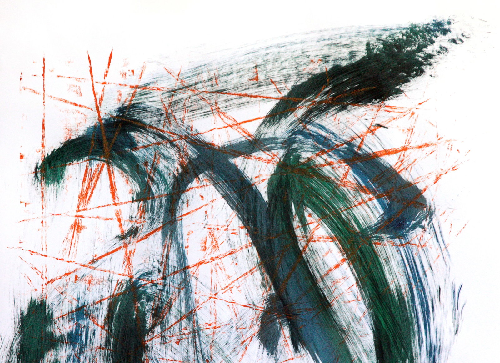 Acrylic painting In flight of vital energy Anatoliy Menkiv - 2