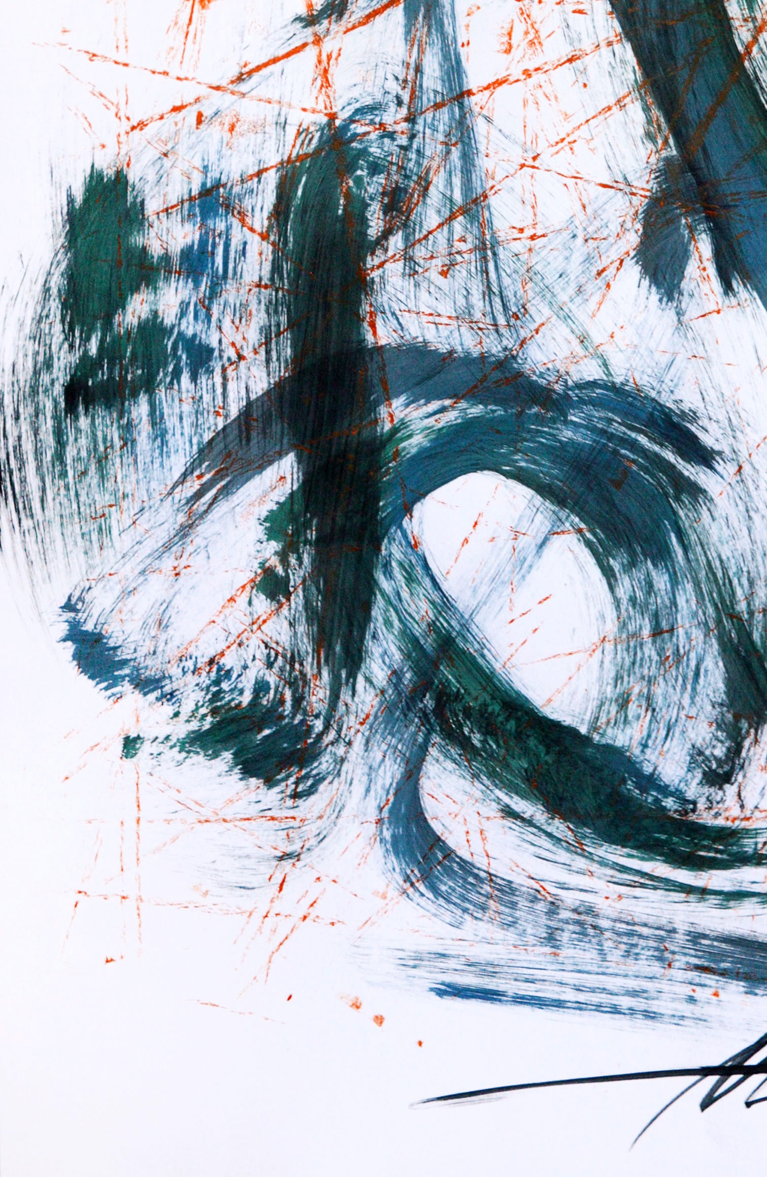 Acrylic painting In flight of vital energy Anatoliy Menkiv - 5