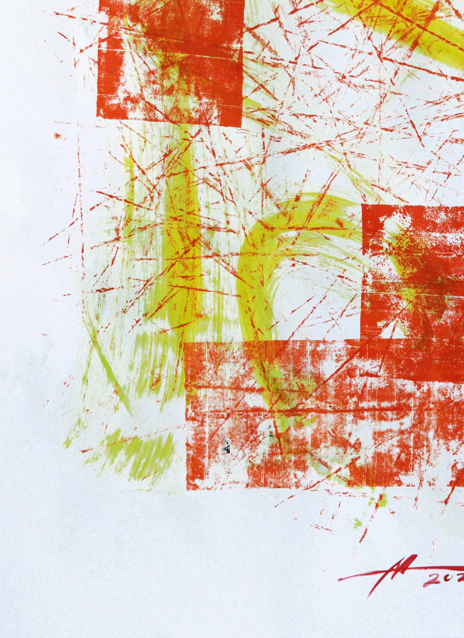 Acrylic painting Structure of life Anatoliy Menkiv - 4