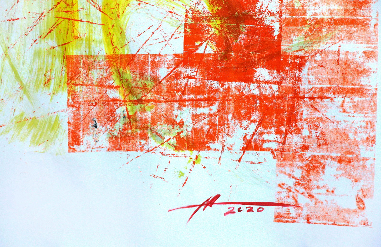 Acrylic painting Structure of life Anatoliy Menkiv - 5