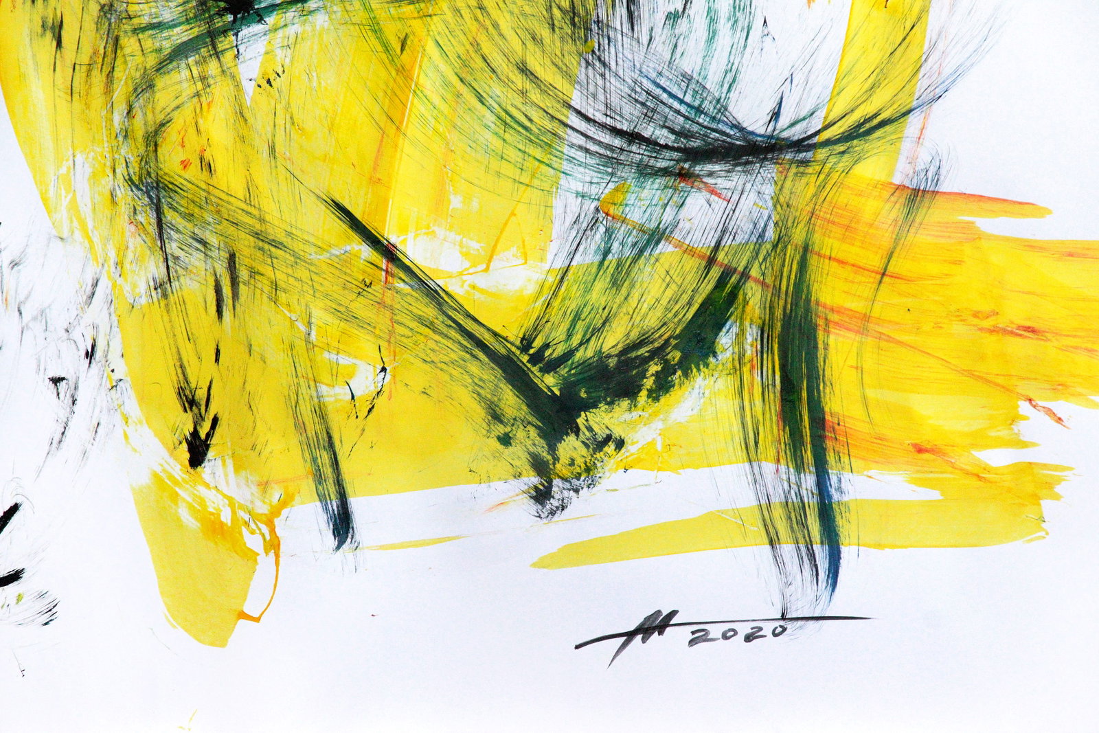 Acrylic painting Heat energy Anatoliy Menkiv - 2