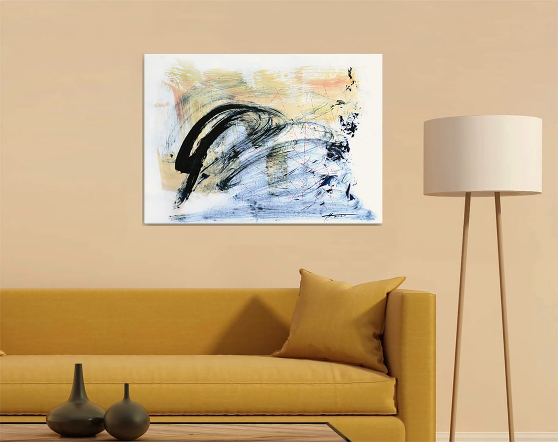 Acrylic painting Binding web of energy Anatoliy Menkiv - 3