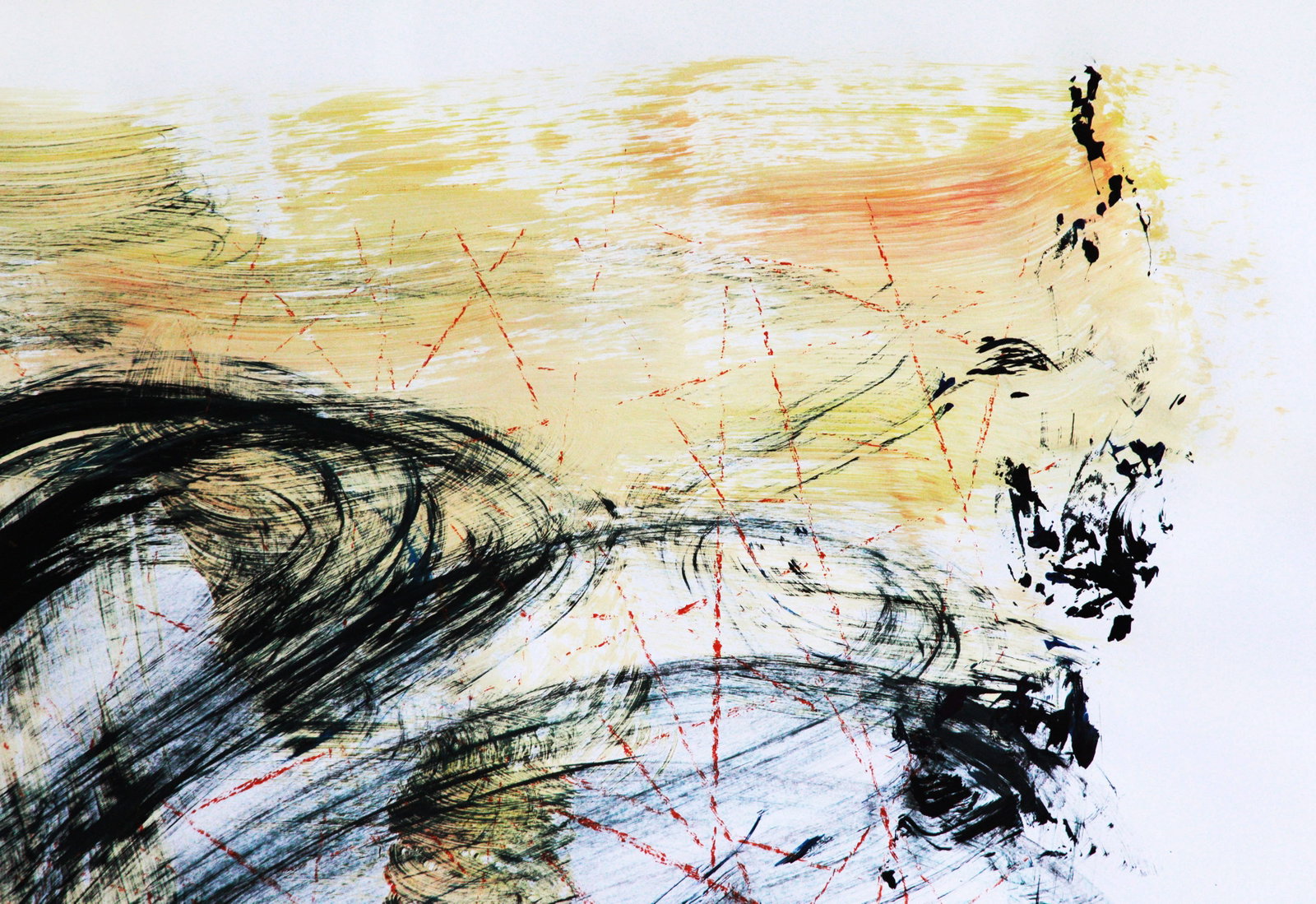 Acrylic painting Binding web of energy Anatoliy Menkiv - 5