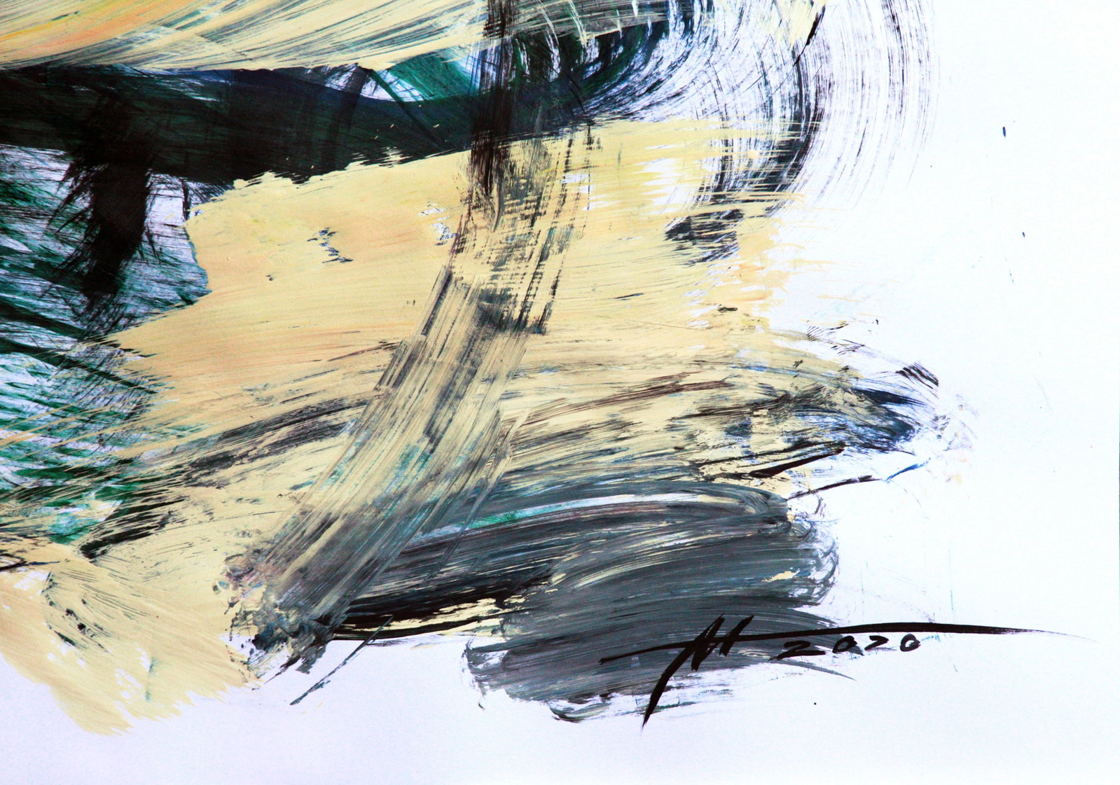 Acrylic painting A new beginning Anatoliy Menkiv - 2