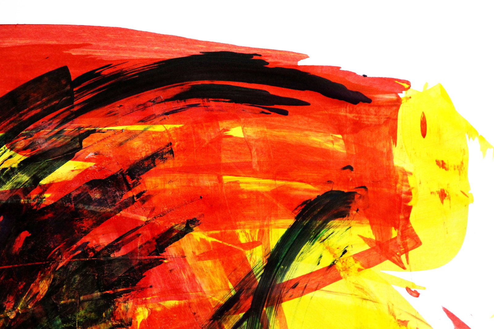 Acrylic painting Passion is like fire Anatoliy Menkiv - 3