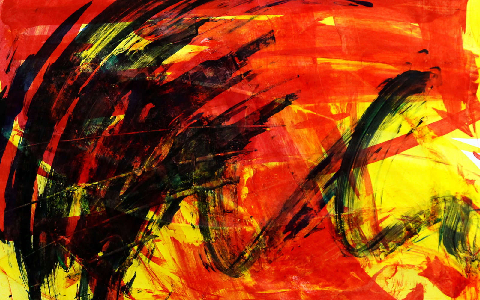 Acrylic painting Passion is like fire Anatoliy Menkiv - 5